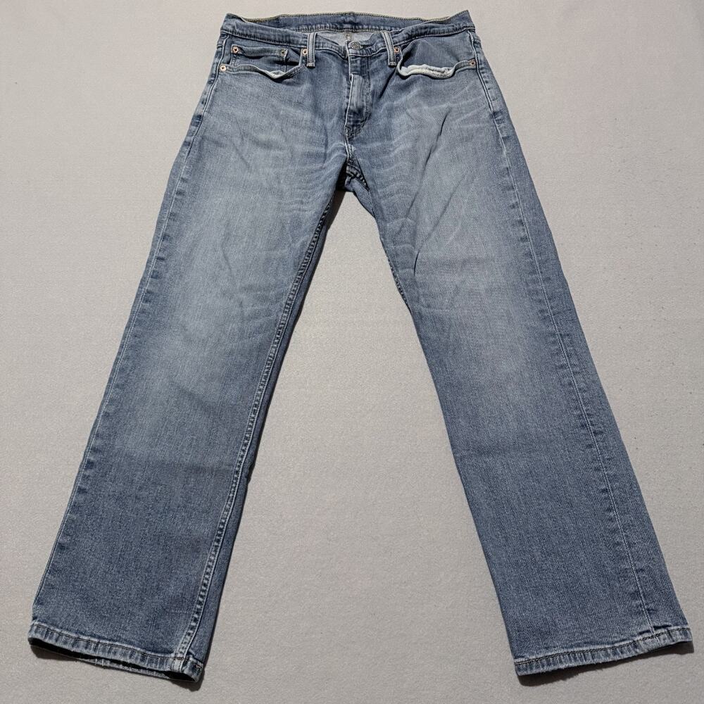 Levi’s 559 Jeans Men's Blue Denim Straight Leg Low Rise Distressed Classic 34x30